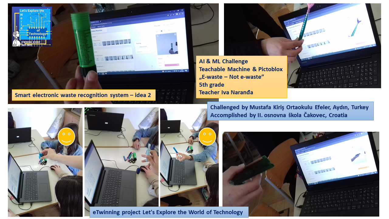 AI & ML Challenge - Teachable Machine - Pictoblox - eTwinning